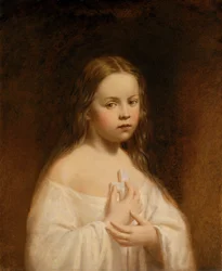 Retrato da filha de Hiram Powers, s.d.