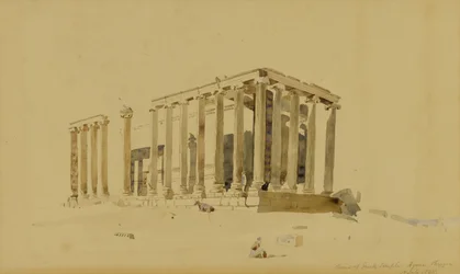 Ruínas do templo grego, Azani, Frígia