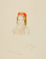 Garota Turca, Brusa, 1845.