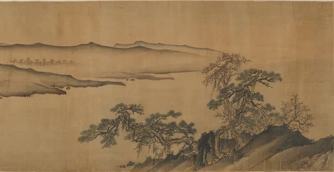 Colinas, ao longo, um, rio, 16th-17th century