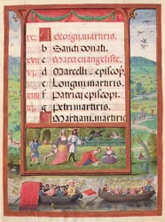 Canção de alaúde no outono, 1554 (tinta e cor no papel)