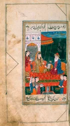 Miniatura do manuscrito Divan, 1813.