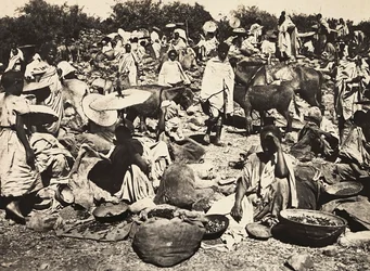Construir um império na era fascista: Mercado Abissínio, 09/05/1936 (foto a p/b)
