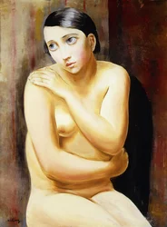 Mulher nua sentada; Femme Nue Assise