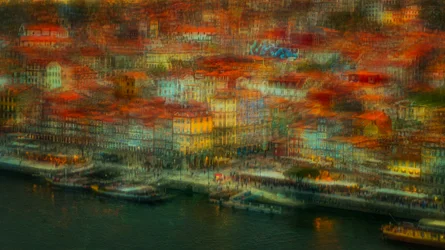 Luzes vibrantes da cidade