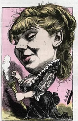Retrato de Sophie Croizette (1847-1901), société de la Comedie-Francaise