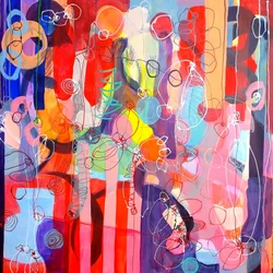 Formas abstratas vibrantes