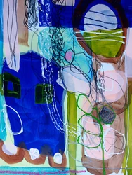 Movimento abstrato vibrante