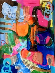 Formas abstratas vibrantes