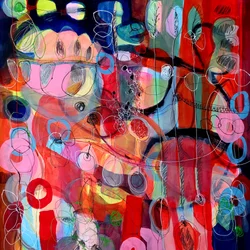 Abstrato Orgânico Vibrante