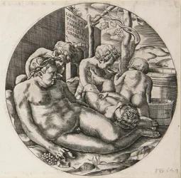 Baco e Putti