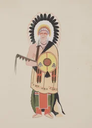 Painel  3, c.1934 (aquarela)