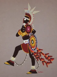 Guerreiro de preto