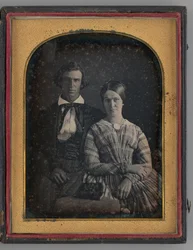 Retrato sem título de um homem e uma mulher, 1845.