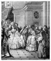 Saindo da Ópera, 1885.