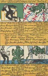 O Homem de Sangue Azul e o Diabo, 1911.