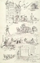 Tipos vienenses 1885 (Viena no verão)