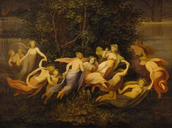 Dança das fadas no bosque de amieiros