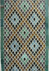 Bou Inania Madrasa, zellij tilework, c14th (cerâmica)
