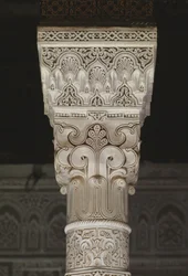 Kasbah de Thamiel glaoui, capital (estuque)