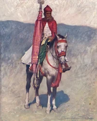 Um cavaleiro de Jaipur, 1903