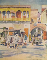 Um Bazar, Delhi, 1905