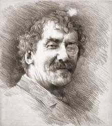 James McNeill Whistler, retrato.