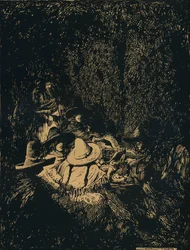 Cena noturna em Puebla, c1895, 1896