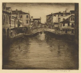 Um canal lateral, Veneza