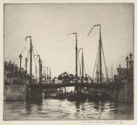 Ponte, Roterdão (Chioggia: Barcos de Pesca)