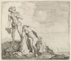 Bacchus encontra Adriadne em Naxos