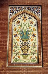 Mosaico de azulejos, c.1634-35 (faiança)