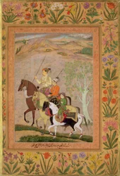 Três Príncipes Indo Caçar, c.1635