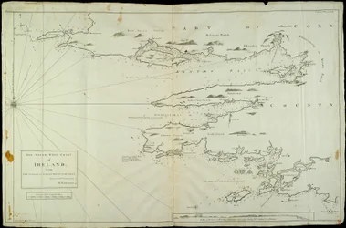 The south west coast of Ireland from the Staggs of Castle Haven to Dursey I. Surveyed and navigated by M. Mackenzie Sen. 1775.