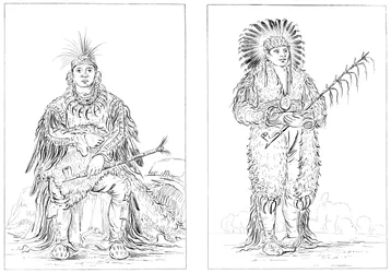 Otoes, Fort Leavenworth, Lower Missouri, 1841.