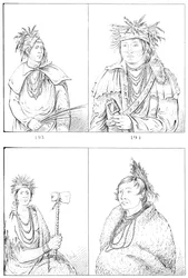 Peorias e Piankashaws, 1841.