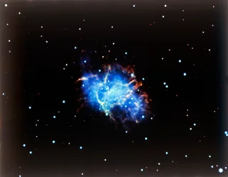 Nebulosa do Caranguejo na constelação de Touro.