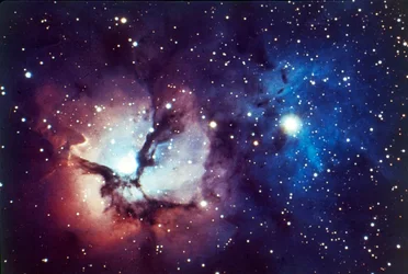 Galáxia espiral na constelação de Triangulum.