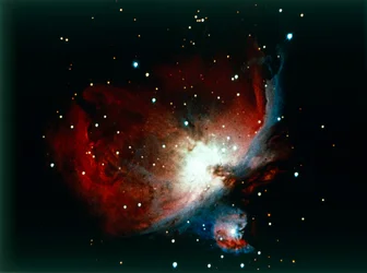 A nebulosa de Órion.