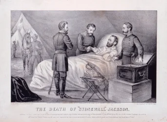 A morte de "Stonewall" Jackson (litografia)