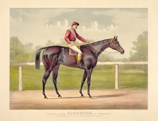 Grand Racer Kingston por Currier & Ives