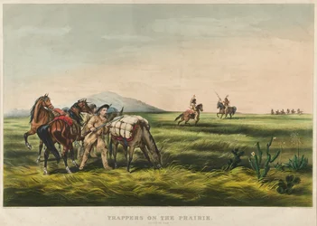 Armadilhas na Pradaria / Paz ou Guerra? 1866 (litografia a cores)