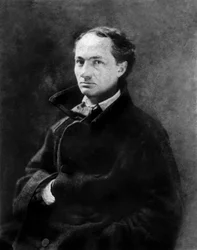 Charles Baudelaire (1821-1867), jovem, por volta de 1850, fotografia de Gaspard Félix Tournachon, dito Félix Nadar (1820-1910), colecção BNF