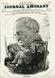 Capa do " Le Journal Amusant", 05 de maio de 1859 (gravura)