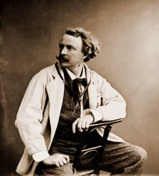 Retrato de Felix Tournachon conhecido como "Nadar" 1820-1910 (foto)
