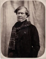 Retrato de Paul Lacroix dit P.L. Jacob bibliófilo (1806-1884)