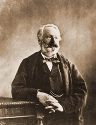 Retrato de Victor Hugo, poeta e escritor 1802-1855 (foto)