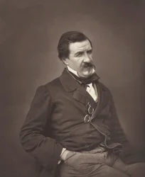 Champfleury nascido Jules François Felix Fleury-Husson, crítico e romancista francês, 1821-1889, c.1855