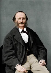 Jacques Offenbach 1819-1880, compositor, violoncelista e empresário francês de origem alemã do Romantismo