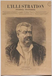 O senhor de Villemessant, falecido em 11 de abril de 1879.